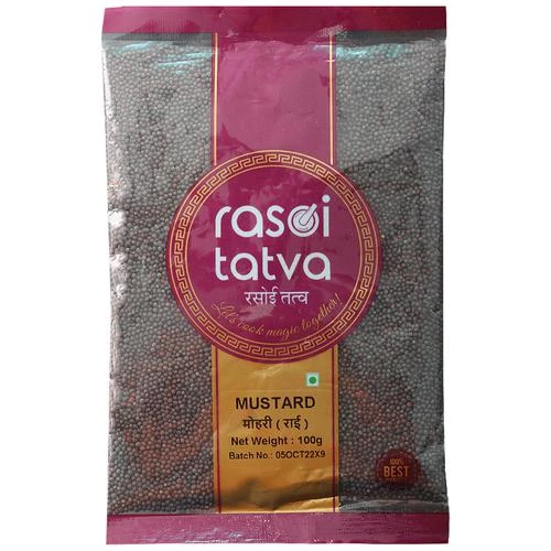 RASOI TATVA Mustard - 100percent Natural, 100 g-1.webp